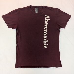 Vintage Abercrombie & Fitch Deep Burgundy Tee Muscle Fit